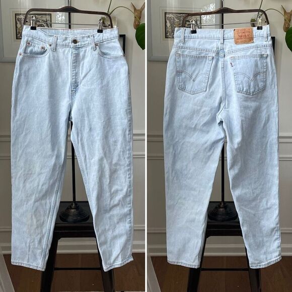 Levi’s Vintage 90s 521 Tapered Fit Jeans 16 Short - Picture 1 of 9